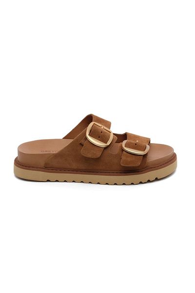 Greyder 59054 Sigaro Suede Women's Genuine Leather Slippers