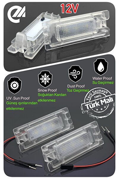 Led Edition Renault Megane 2 3 Sedan Hatchback Coupe Cabrio Canbus Led Plaka Aydınlatma Ledi Lambası