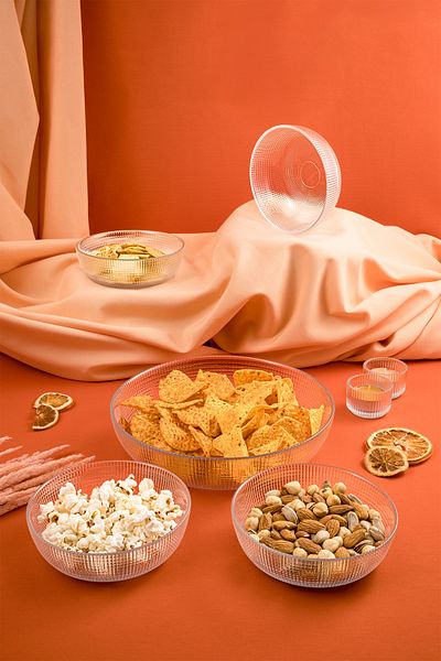 Fecra Loren 5-Piece Snack Presentation Set Natural