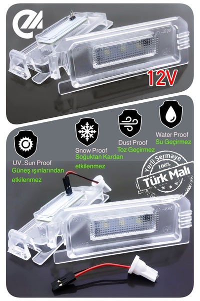 Led Edition Kia Rio 4 Hatchback Canbus Led Plaka Aydınlatma Ledi Lambası