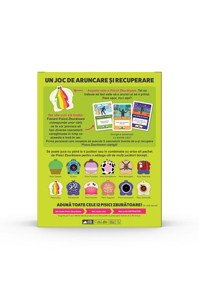 Exploding Kittens Board game Flying Cats, Romanian language