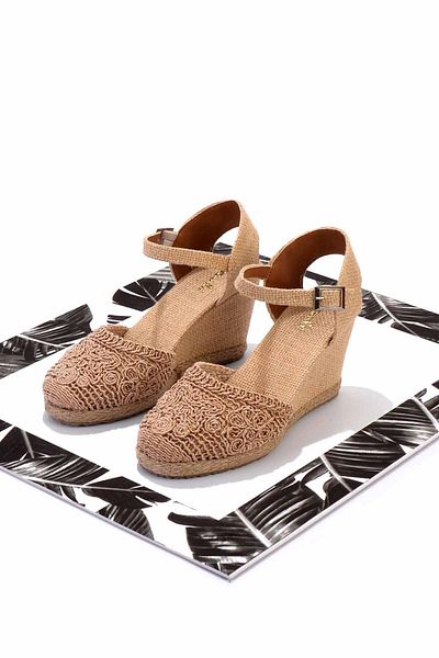 Bambi Πλεκτή Εσπαντρίγια Mink K 05874050316   Γυναικεία παπούτσια