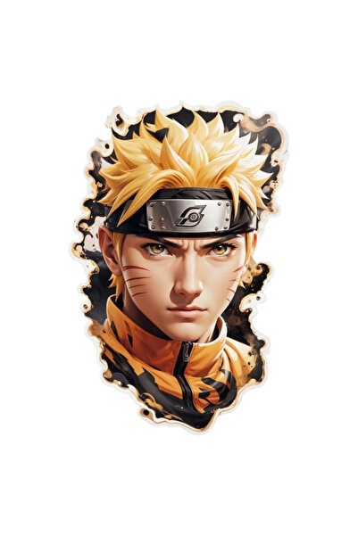 INOVATIX Set de 8 piese, autocolant portret Naruto Uzumaki, INOVATIX®. 6 cm