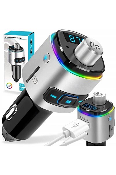 OEM Modulator FM Bluetooth 4.2, Rapid Charging, Display LED, RGB Lighting