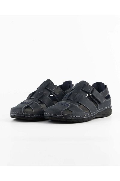 Tigerline Men's Orthopedic Daily Sandals (Dark Lacquer Synthetic Nubuck) – Comfortable and Light