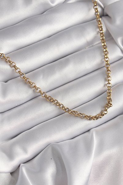 Toptan Bulurum 316L Steel Gold Color Women's Necklace