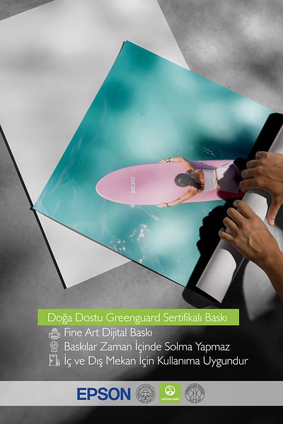 Postifull Wood Framed Poster, Surfing on the Sea, Illustration, Blue Color Poster, 2025 Summer Selection, No:109597