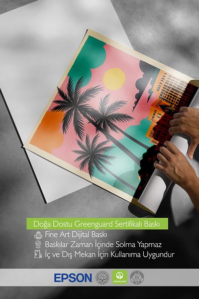 Postifull Wooden Framed Painting, Color Tropical, Illustration, Maximalist, Colorful Color Poster, 2025 Summer Seck