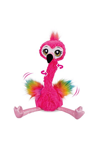 Pets Alive - Interactive plush toy, Frankie the dancing flamingo