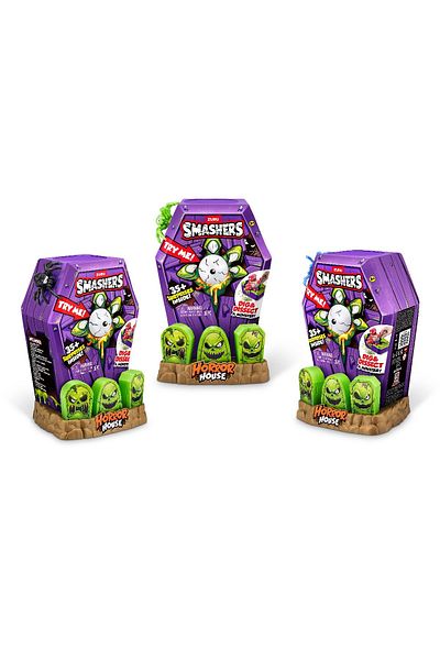 Smashers - Set with over 35 figurines and accessories, Horror House Large
