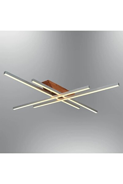 Özcan Aydınlatma Özcan Aydınlatma 3148-2-16 Elppir 4 Çubuklu Armatür Gri