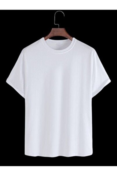 JustBS Ανδρικό casual λευκό μπλουζάκι