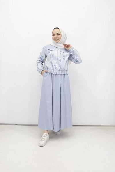 Armine TREND 667 Denim Jacket Skirt Suit