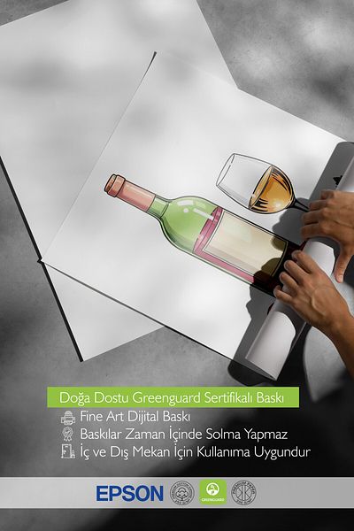 Postifull Wooden Framed Poster, Wine at Picnic, Illustration, Colorful Color Poster, Summer Selection of 2025, No:10966