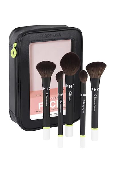 SEPHORA COLLECTION Sephora Collection Face Brush Set - Intuitive Application, Flawless Finish