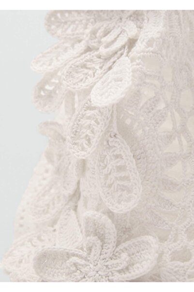 MANGO Woman Kroşe el çantası