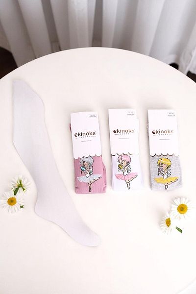 Ekinoks 3-Piece Seasonal Cotton Premium Quality Girls' Socks