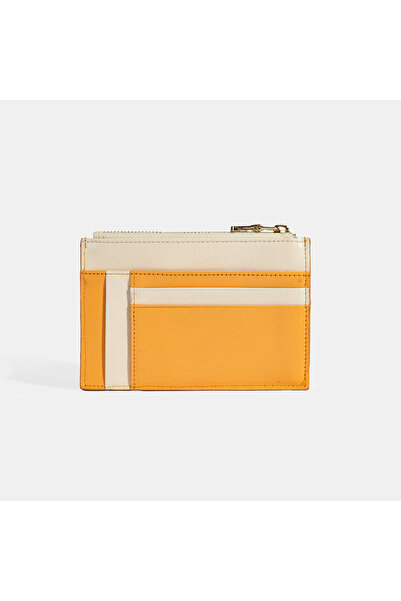 Desa Women's Orange Leather Wallet