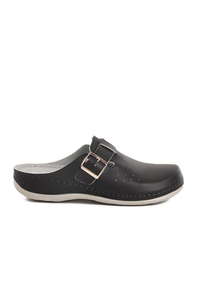 AYAKMOD Black Anatomical Men's Sabo Slippers 52.002 m