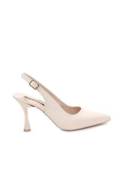 PİSAGOR حذاء بيزاغور Ps-32650 بكعب 8.5 سم للنساء مفتوح من الخلف