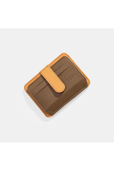 Desa Women's Brown Leather Card Holder