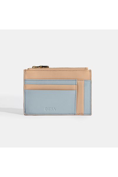 Desa Women's Blue Leather Wallet
