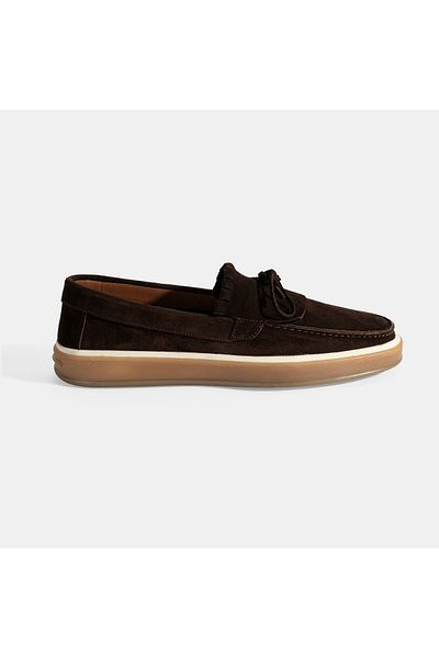 Desa Men's Brown Suede Tassel Loafer