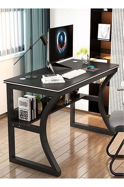 Raffine Modern Style Multipurpose Steel Frame Study and Computer Desk
