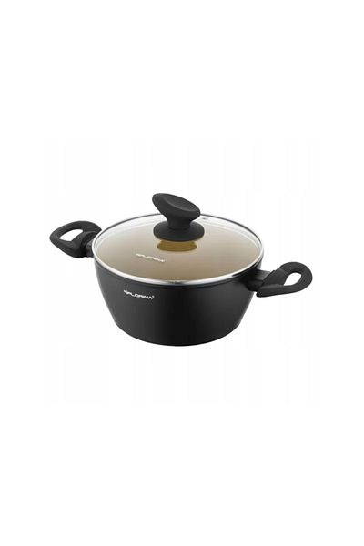 FLORINA Amvegan saucepan, 26 x 11.5 cm, aluminum, non-stick, 4.8 liters