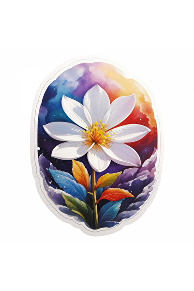 INOVATIX Set de 8 piese, Autocolant Flori de glorie ale iernii zăpezite, INOV...