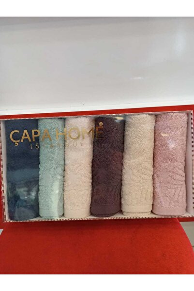 Çapa Home PAMUKLU 6 LI PREMİUM ÖZEL KALİTE HEDİYELİK ÇEYİZLİK GÜNLÜK KULLANIM MUTFAK HAVLUSU 30X50