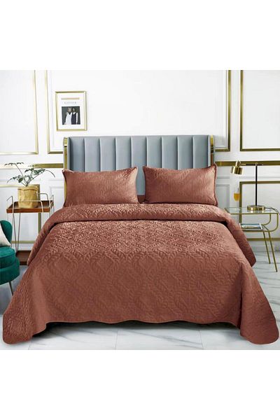 OEM Cuvertura catifea, 3 piese, uni, 220x240 cm, CC54