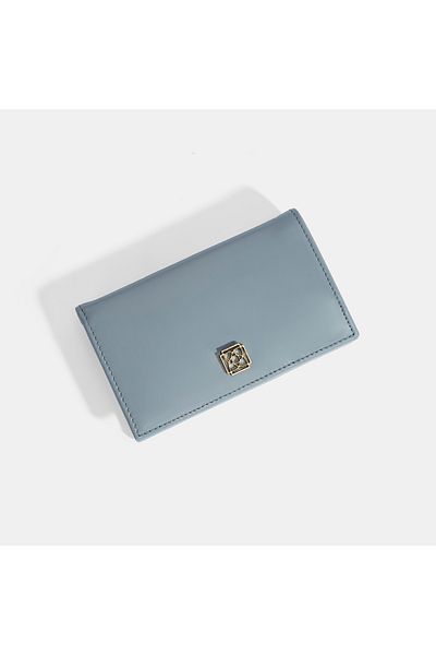 Desa Women's Blue Leather Wallet
