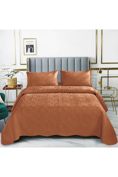 OEM Velvet duvet cover, 3 pieces, plain, 220x240 cm, CC65