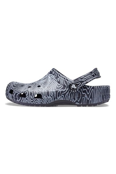 Crocs Classic Topographic Clog 42-43 EU - M9/W11 US Blue - Deep Navy/Multi