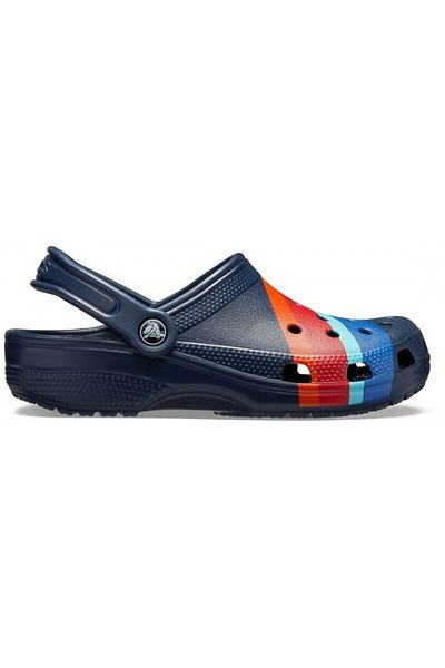 Crocs Classic Seasonal Graphic Clog 42-43 EU - M9/W11 US Blue - Navy/Multi