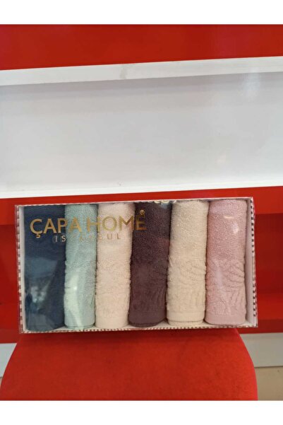 Çapa Home PAMUKLU 6 LI PREMİUM ÖZEL KALİTE HEDİYELİK ÇEYİZLİK GÜNLÜK KULLANIM MUTFAK HAVLUSU 30X50
