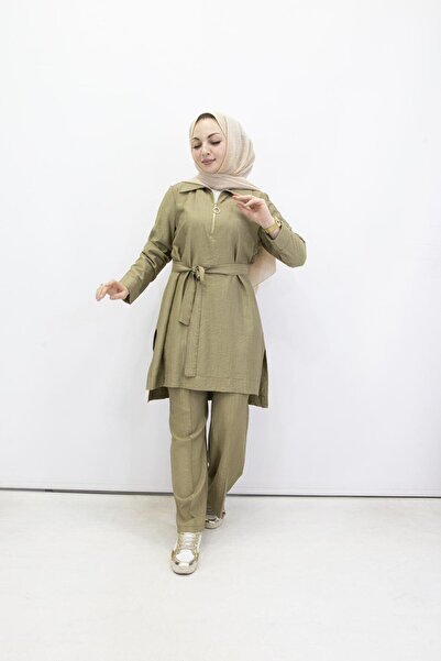 feray kaya 0292 Tunic Pants Set