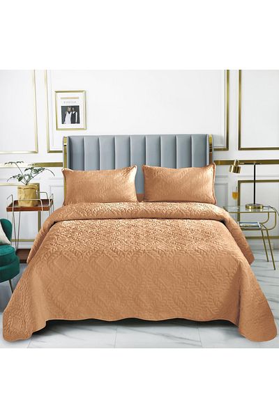 OEM Velvet duvet cover, 3 pieces, plain, 220x240 cm, CC67