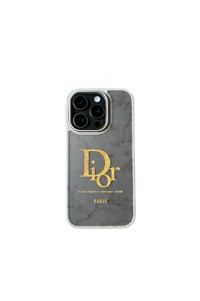 Christian Dior Phone Case Compatible with iPhone 16 PRO Christian Dior, Light Gray