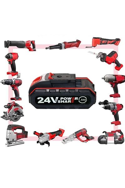 Generic 24v Battery With 4 Pins And Vertical Charging Plug For Electric Scissors