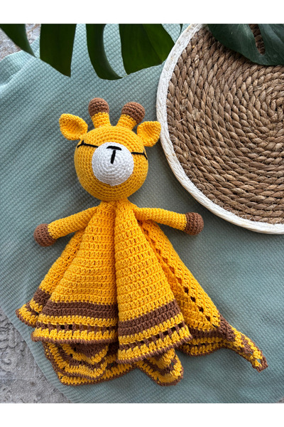 Aia&Co Amigurumi Yumuşak Sevimli Zürafa Uyku Arkadaşı