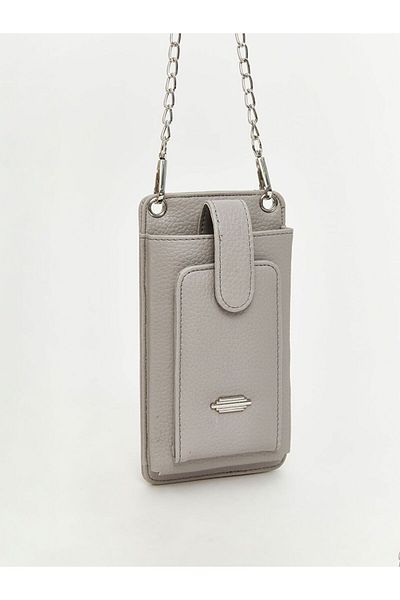 LC Waikiki Lcw Accessories Leather Look Women's Wallet with Chain Strap