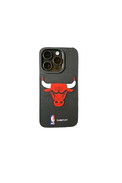 Chicago Bulls Phone Case Chicago Bulls Compatible with iPhone 15 PRO, Black