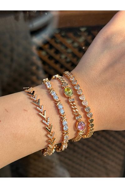 luxyansımalar 4-Piece Jeweler Model Xuping Special Series Combination Bracelet
