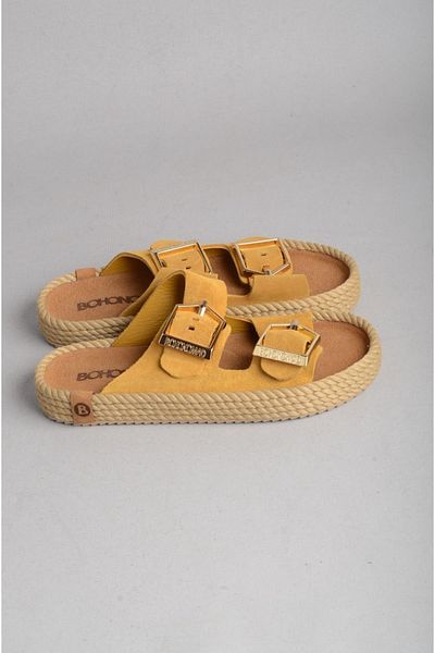 Bohonomad Γυναικείες παντόφλες Sydney Mustard