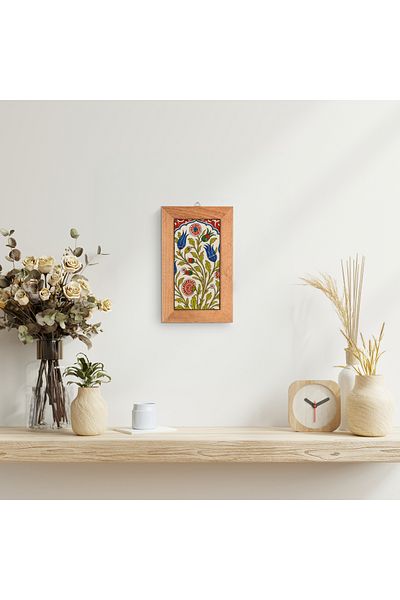 Limon Dekor Solid Wood Frame – Handmade Wall Frame for Tiles and Ceramic Tiles (10X20 cm)