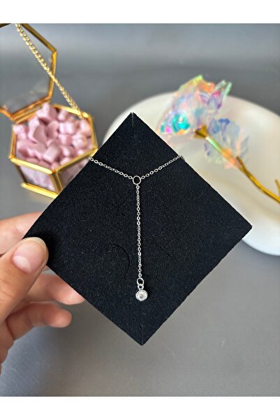 acc swen قلادة منخفضة القطع مرصعة بالأحجار، قلادة من حجر واحد على شكل حرف Y، ...