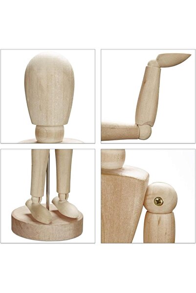 Dünyadan Hediyeler Eskiz Mankeni Ahşap Model 15 cm Manken Modelling