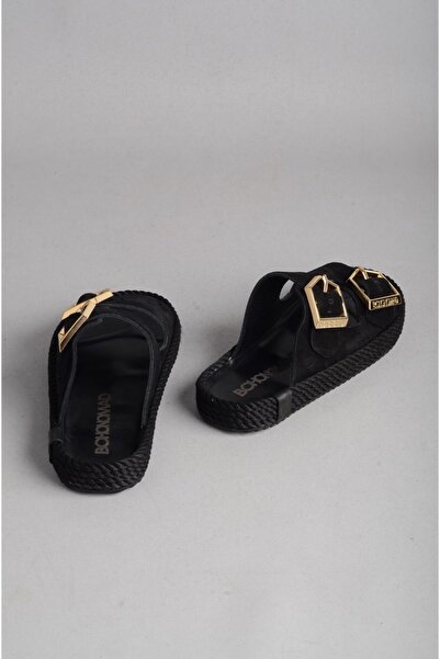 Bohonomad Papuci Sydney pentru femei NEGRI